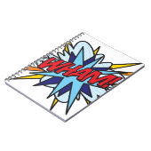 WHAM Fun Retro Comic Book Pop Art Notitieboek (Linkerzijde)