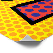 WHAM Fun Retro Comic Book Pop Art Poster (Hoek)