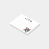 WHAM Gepersonaliseerd Pret Modern Eenvoudig Post-it® Notes (Schuin)
