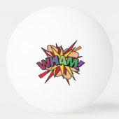 WHAM Grappige Moderne Koele Strip Pingpongbal (Achterkant)