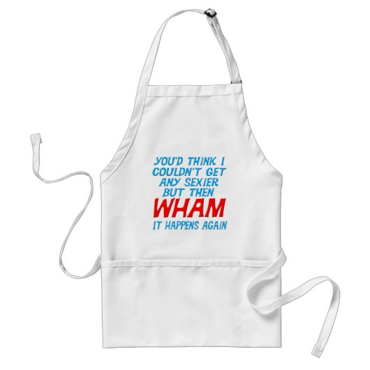 Wham ik heb Sexier Apron Standaard Schort (Voorkant)