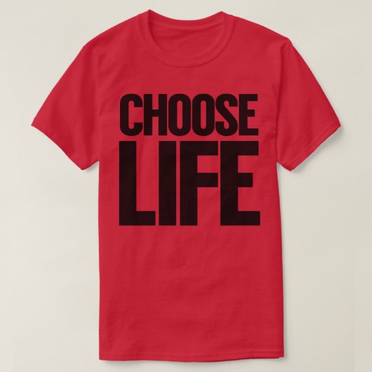 WHAM Kies het leven T-shirt (Design voorkant)