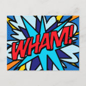 WHAM Leuk Retro Stripboek Pop Art Aankondigingskaart (Voorkant)