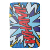 WHAM Leuke Retro Stripboek Pop Art Badmat (Voorkant Verticaal)