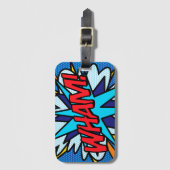 WHAM Leuke Retro Stripboek Pop Art Bagagelabel (Voorkant (verticaal))