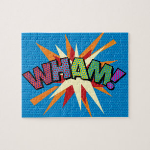 WHAM Leuke Retro Stripboek Pop Art Legpuzzel