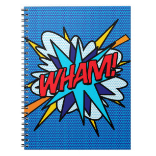 WHAM Leuke Retro Stripboek Pop Art Notitieboek