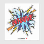 WHAM Leuke Retro Stripboek Pop Art Sticker (Vel)