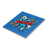 WHAM Leuke Retro Stripboek Pop Art Tegeltje (Zijkant)