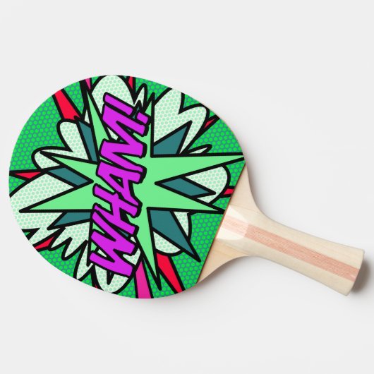 WHAM Modern Koel Plezierig Stripboek  Tafeltennisbatje (Zijkant)