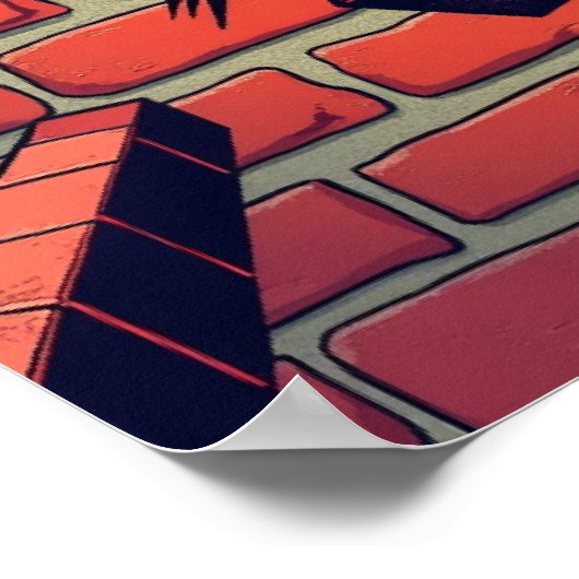 WHAM! Pop Art Comic Style Poster (Hoek)