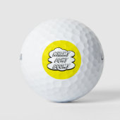 WHAM! POW! BOEM! Comic Book Geïnspireerde golfball Golfballen (Voorkant)