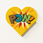 WHAM POW Leuke Retro Stripboek Notitieboek (Achterkant)