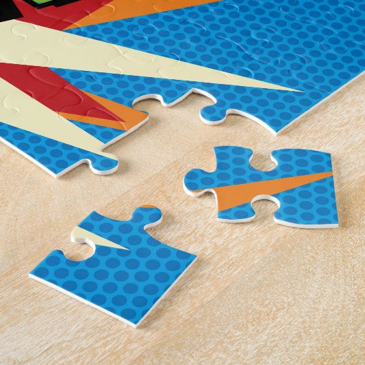 WHAM Pret Retro Stripboek Pop Art Legpuzzel (Zijkant)