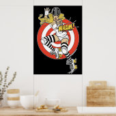 WHAM Roller Derby Comic pinup Poster (Keuken)