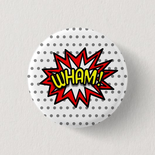 WHAM! RONDE BUTTON 3,2 CM (Voorkant)