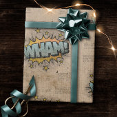 WHAM!  stripboek Steampunk Pop Cadeaupapier