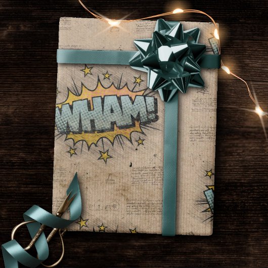 WHAM! stripboek Steampunk Pop Cadeaupapier