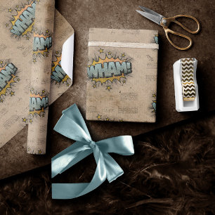 WHAM!  stripboek Steampunk Pop Cadeaupapier