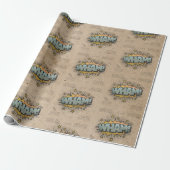 WHAM!  stripboek Steampunk Pop Cadeaupapier (Uitgerold)