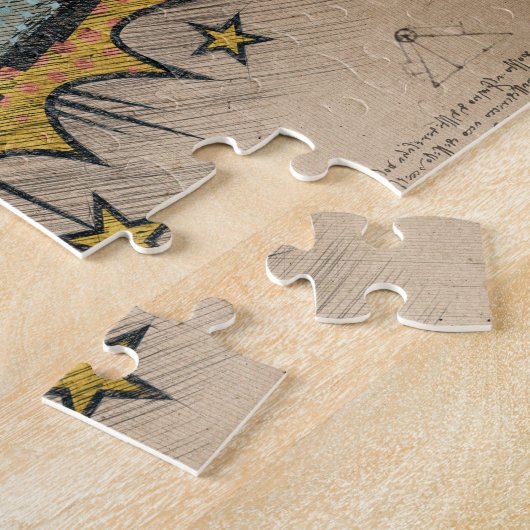 WHAM! stripboek Steampunk Pop Legpuzzel (Zijkant)