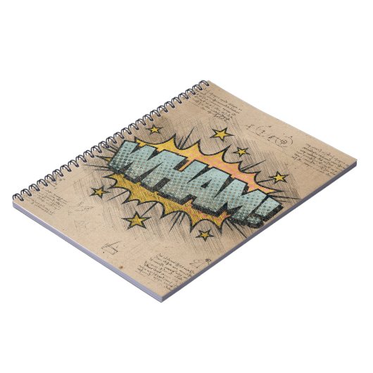 WHAM!  stripboek Steampunk Pop Notitieboek (Linkerzijde)