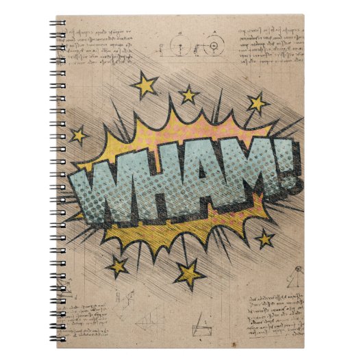 WHAM! stripboek Steampunk Pop Notitieboek (Voorkant)