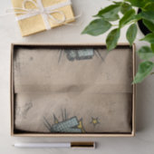 WHAM! stripboek Steampunk Pop Tissuepapier (Geschenk)