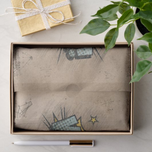 WHAM! stripboek Steampunk Pop Tissuepapier (Geschenk)