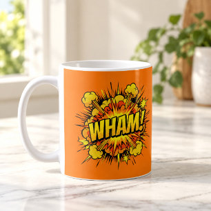 WHAM Strips Pop Art Oranje Mok