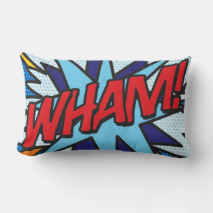 WHAM ZAP Leuke Cool Comic Book Quote Trendy Kussen