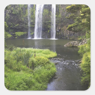Whangarei-watervallen, Whangarei, Northland, Nieuw Vierkante Sticker