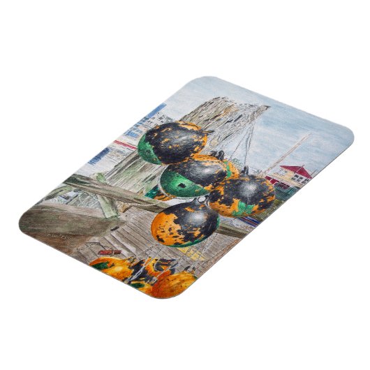 Wharf Bumpers Artwork Flexible Magnet Magneet (Linkerzijde)