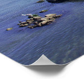 Wharf Monterey Print van de oude visser (Hoek)