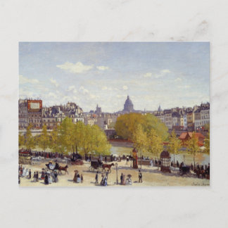 Wharf of Louvre, Parijs - Claude Monet Briefkaart