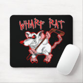 Wharf Rat Cartoon Mascot Muismat (Met muis)