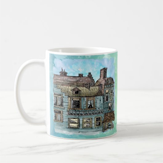 Wharf Scene 2 mug Koffiemok (Links)