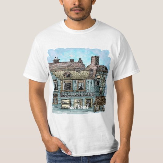 Wharf Scene 2 T-shirt (Voorkant)