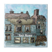 Wharf Scene 2 Tegeltje (Voorkant)