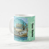 Wharf Scene mug Koffiemok (Voorkant links)