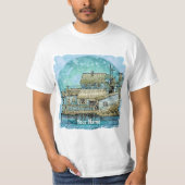 Wharf Scene T-shirt (Voorkant)