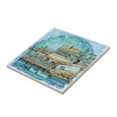 Wharf Scene  Tegeltje (Zijkant)