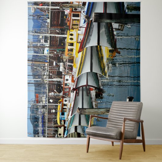 Wharf Tapestry Wandkleed (In situ)