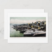 Wharves van de Brooklyn Bridge, New York City Briefkaart (Voorkant / Achterkant)