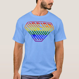Whasian SuperEmpowered Shield Regenboog T-shirt