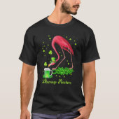 Whassup Flockers Lucky Irish Flamingo T-shirt (Voorkant)