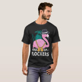 Whassup Flockers Summer Gangster Flamingo HipHop B T-shirt (Voorkant volledig)