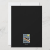 "WhasSUP" met eenden op het SUP-bord Feestdagenkaart (Achterkant)