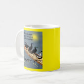 "WhasSUP" met eenden op het SUP-bord Koffiemok (Voorkant links)