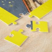 "WhasSUP" met eenden op het SUP-bord Legpuzzel (Zijkant)